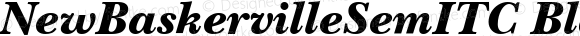 NewBaskervilleSemITC Black Italic