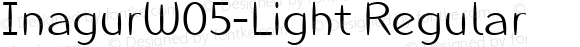 InagurW05-Light Regular