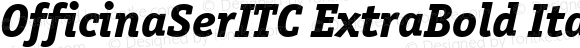 OfficinaSerITC ExtraBold Italic