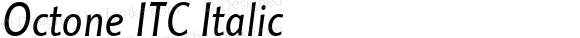 Octone ITC Italic
