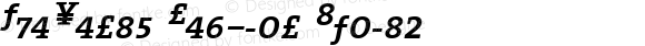 TheSerif Regular Italic