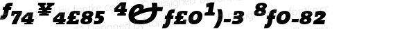 TheSerif ExtraBold Italic