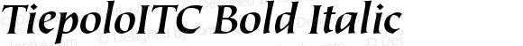 TiepoloITC Bold Italic