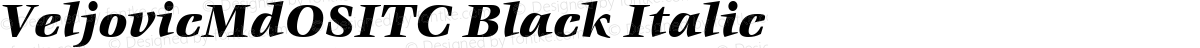 VeljovicMdOSITC Black Italic