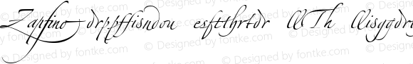 Zapfino Extra LT Ligatures