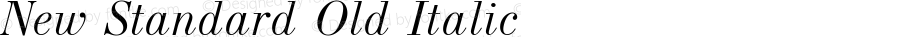 New Standard Old Italic