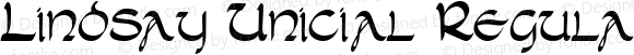 Lindsay Unicial Regular Macromedia Fontographer 4.1.5 12/22/99