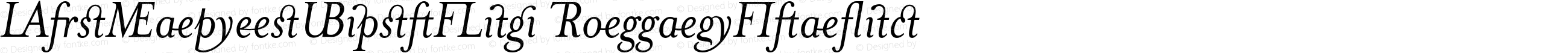 MrsEavesJustLig-Italic