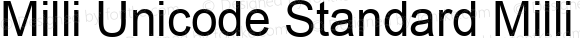 Milli Unicode Standard Milli Unicode Standard