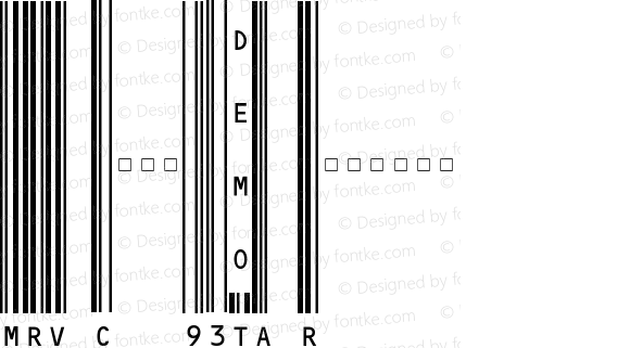 MRV Code93TA Regular