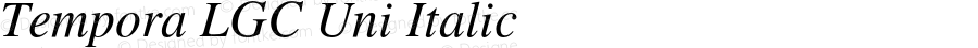 Tempora LGC Unicode Italic