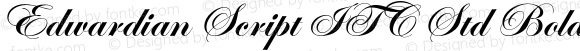 Edwardian Script ITC Std Bold