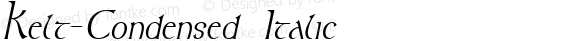 Kelt-Condensed Italic