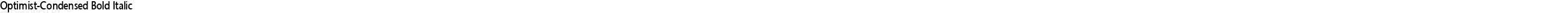 Optimist-Condensed Bold Italic