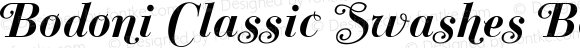 Bodoni Classic Swashes Bold Italic PDF Extract