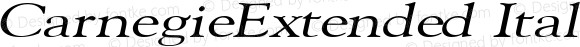 CarnegieExtended Italic