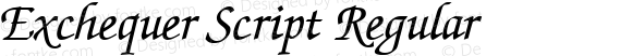 Exchequer Script Regular