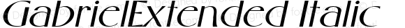 GabrielExtended Italic