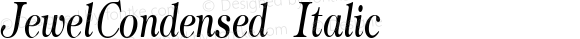 JewelCondensed Italic