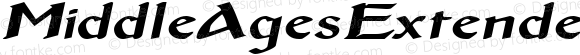 MiddleAgesExtended Italic