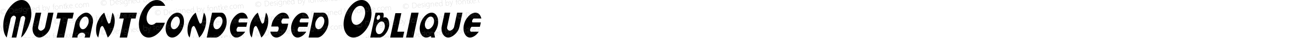 MutantCondensed Oblique