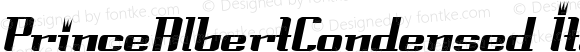 PrinceAlbertCondensed Italic