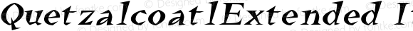 QuetzalcoatlExtended Italic