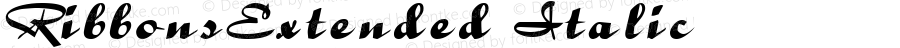 RibbonsExtended Italic