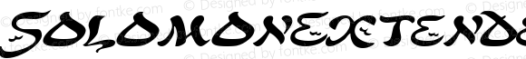 SolomonExtended Italic
