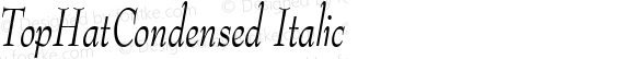 TopHatCondensed Italic