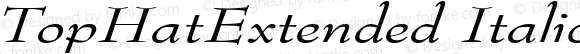 TopHatExtended Italic
