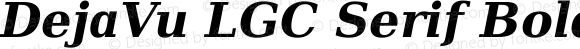 DejaVu LGC Serif Bold Oblique