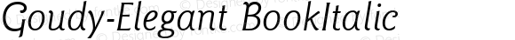 Goudy-Elegant BookItalic