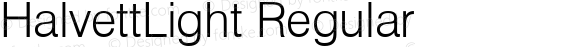 HalvettLight Regular The IMSI MasterFonts Collection, tm 1995, 1996 IMSI (International Microcomputer Software Inc.)