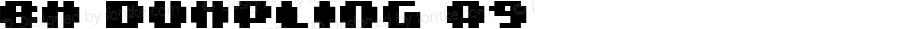 BM dumpling A9 Macromedia Fontographer 4.1J 01.5.14
