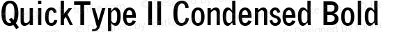 QuickType II Condensed Bold