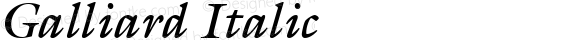 Galliard Italic