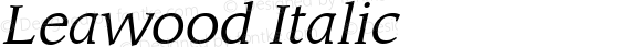 Leawood Italic