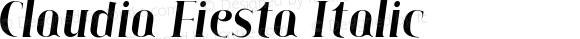 Claudia Fiesta Italic