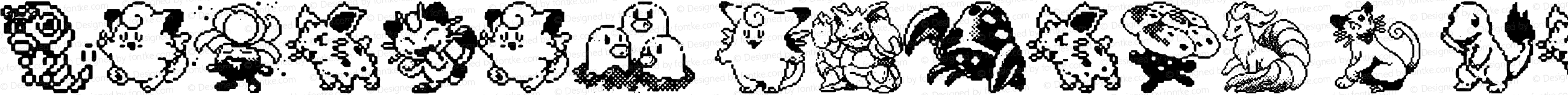 Pokemon pixels 1 Regular