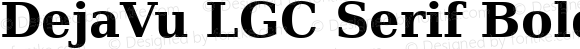 DejaVu LGC Serif Bold
