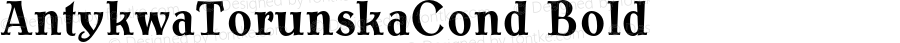 AntykwaTorunskaCond Bold