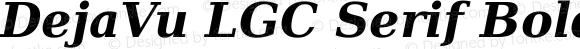 DejaVu LGC Serif Bold Oblique