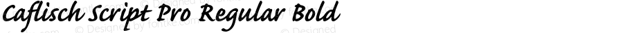 CaflischScriptPro-Bold