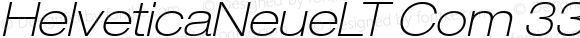 HelveticaNeueLT Com 33 ThEx Italic