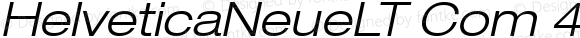 HelveticaNeueLT Com 43 LtEx Italic