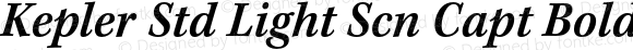 Kepler Std Light Scn Capt Bold Italic