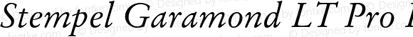 StempelGaramondLTPro-Italic