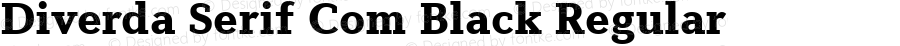 Diverda Serif Com Black