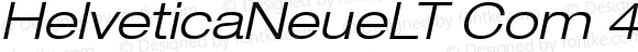HelveticaNeueLT Com 43 LtExO Regular